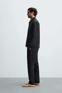 PANTALON REGULAR FIT LIN