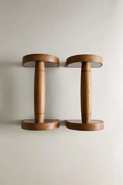 LOT MANIQUES POMPES BOIS CHÊNE (LOT DE 2)
