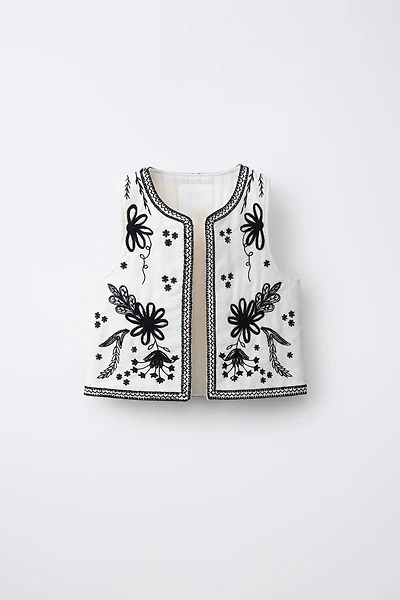 EMBROIDERED VEST