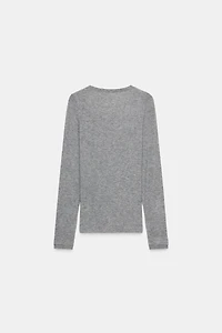 T-SHIRT À MANCHES LONGUES