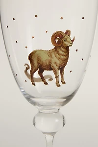 ARIES ZODIAC WINE GLASS | MARISA BERENSON