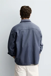 BOXY FIT DENIM SHIRT