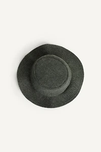 HERRINGBONE HAT WITH WOOL LIMITED EDITION