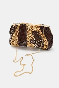 BEADED POUCH BAG