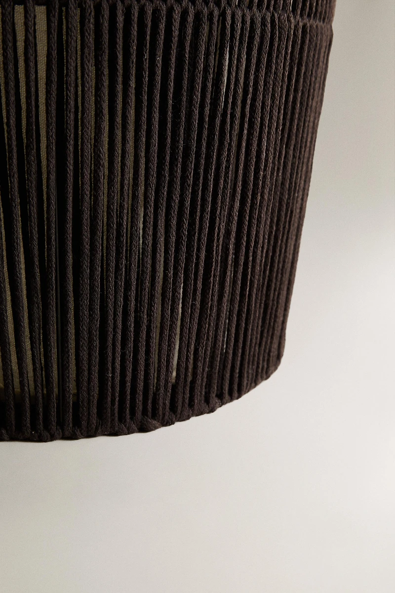 FABRIC-LINED LAUNDRY BASKET