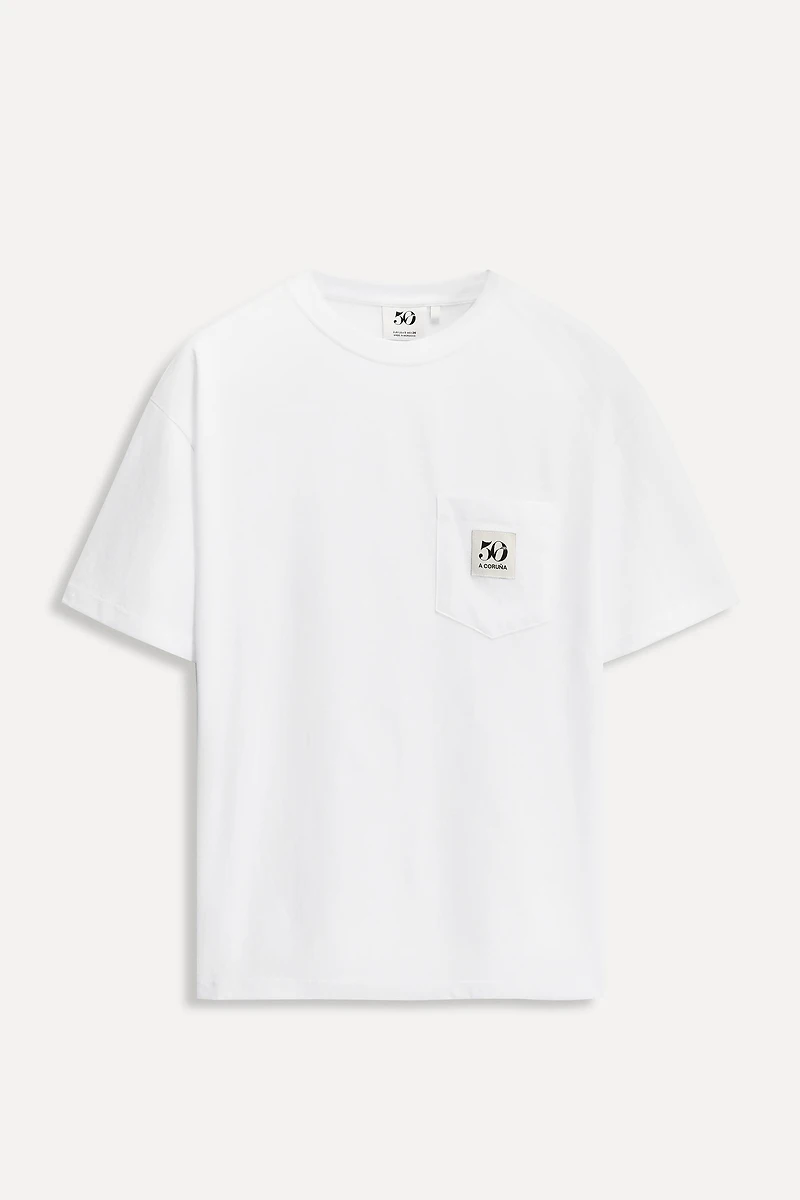 50TH ANNIVERSARY POCKET PATCH T-SHIRT