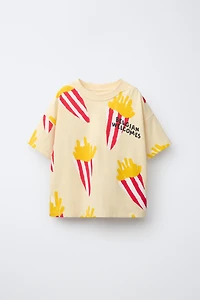 T-SHIRT À IMPRIMÉ FRITES