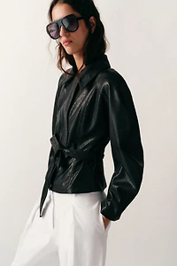 VESTE CEINTURÉE