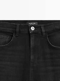 Mid-rise bell bottom jeans