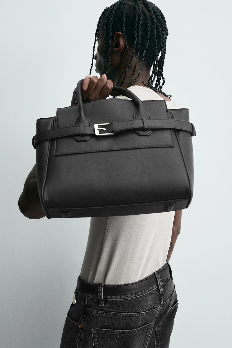 BELT DETAIL HANDBAG