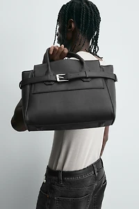 BELT DETAIL HANDBAG