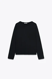 WASHED LONG SLEEVE T-SHIRT