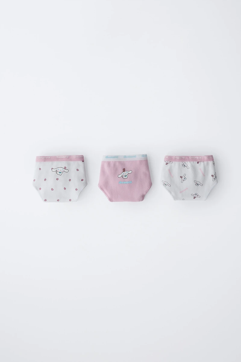 AGES 6-14 / THREE-PACK OF CINNAMOROLL © SANRIO UNDERWEAR