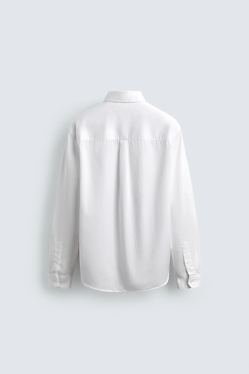 CHEMISE REGULAR FIT LYOCELL - COTON
