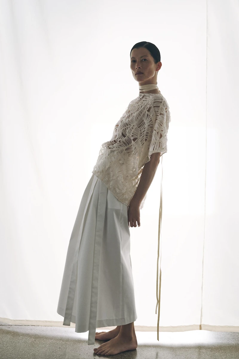 JUPE MIDI ASYMÉTRIQUE ZW COLLECTION