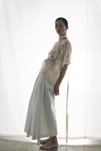 JUPE MIDI ASYMÉTRIQUE ZW COLLECTION