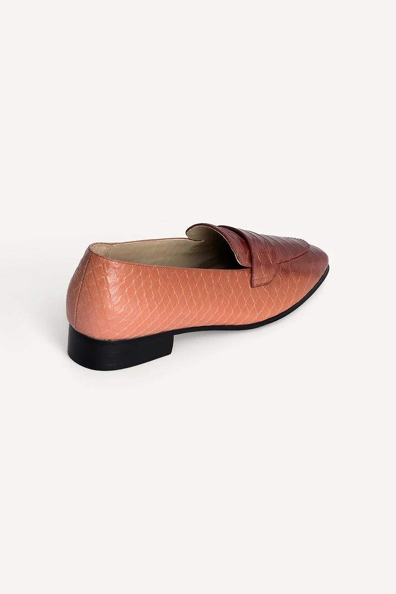 EMBOSSED LEATHER LOAFERS - LIMITED EDITION