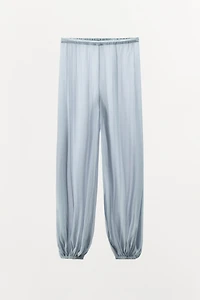 SEMI-SHEER BUBBLE PANTS