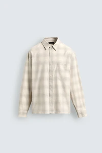 CHEMISE À CARREAUX AVEC POCHE