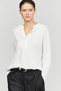 T-shirt manches longues 100 % coton