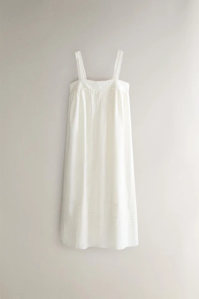 LACE AND PINTUCK NIGHTGOWN