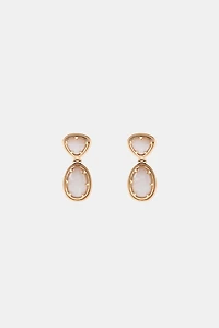 BOUCLES D'OREILLES PIERRES BRILLANTES