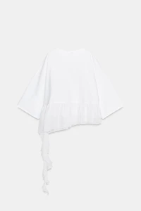 COMBINATION RUFFLE TOP