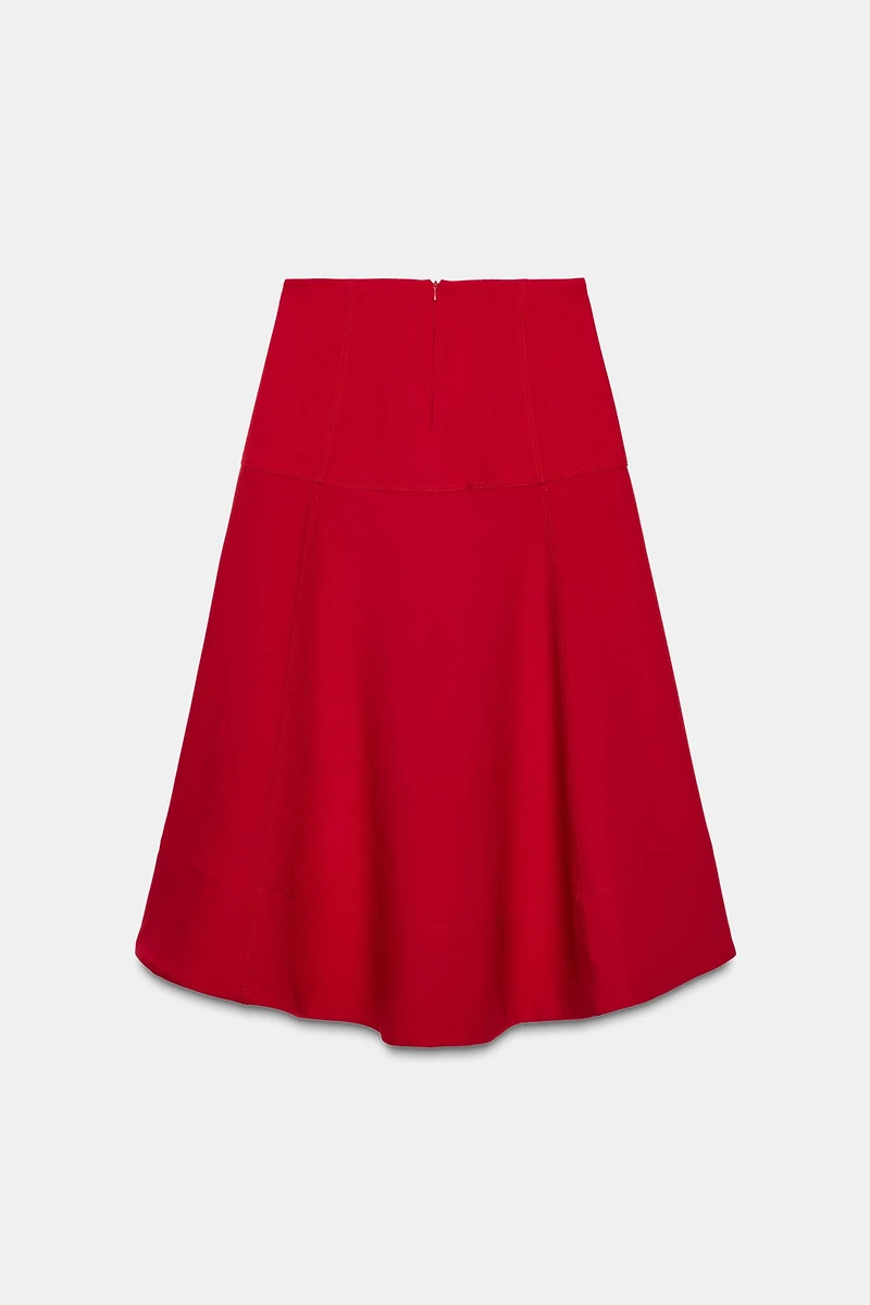 ZW COLLECTION CAPE MIDI SKIRT