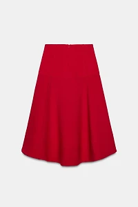 ZW COLLECTION CAPE MIDI SKIRT