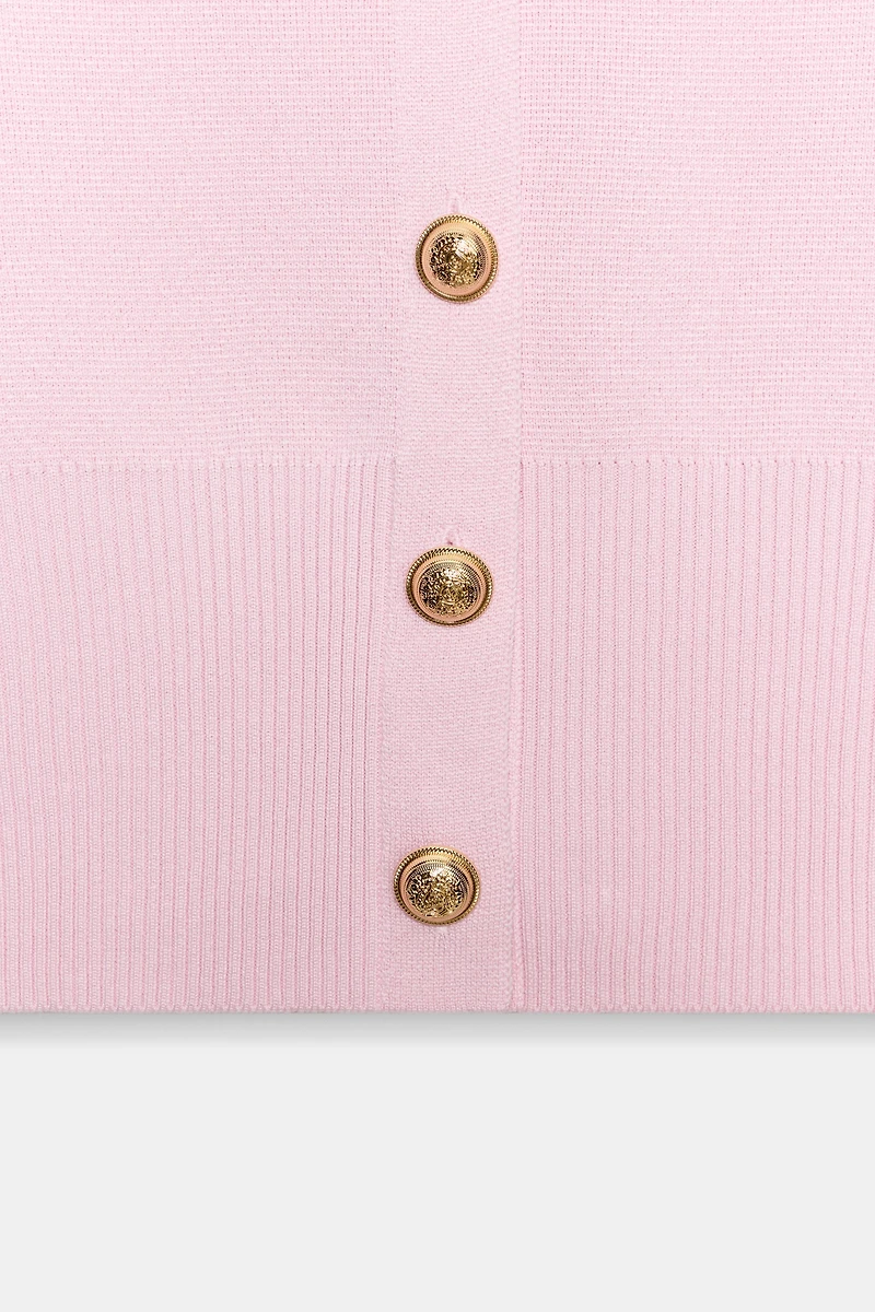 CROPPED SHOULDER PAD JACKET