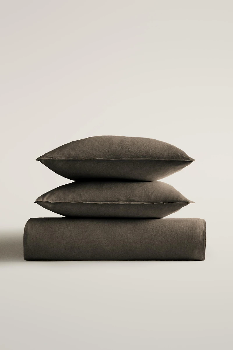 WASHED LINEN DUVET COVER