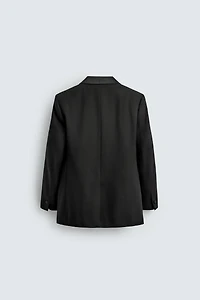 BLAZER DE COSTUME SMOKING EN LAINE