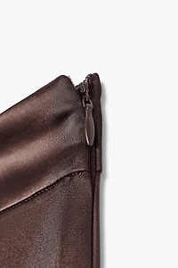 SATIN STRAIGHT LEG PANTS