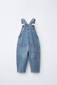 SALOPETTE EN DENIM LONGUE