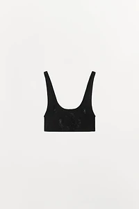 SEAMLESS LACE BRALETTE