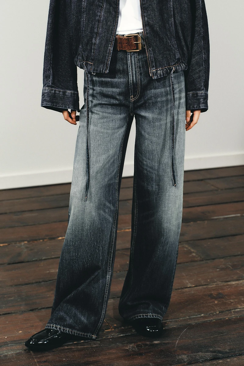 TRF HIGH WAIST EXTRA WIDE LEG JEANS