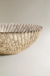 CHRISTMAS SHINY GLASS BOWL