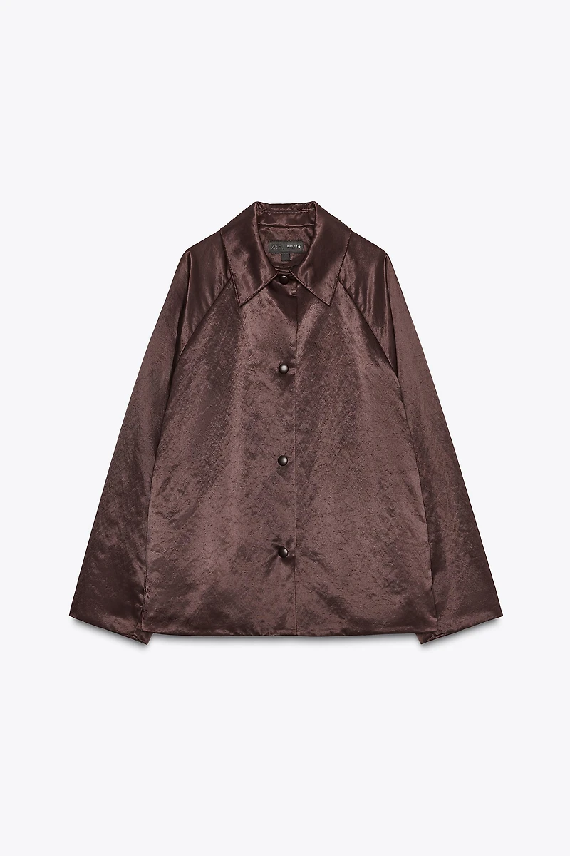 ZW COLLECTION SATIN JACKET