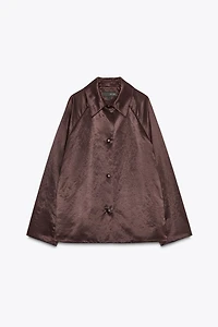 ZW COLLECTION SATIN JACKET