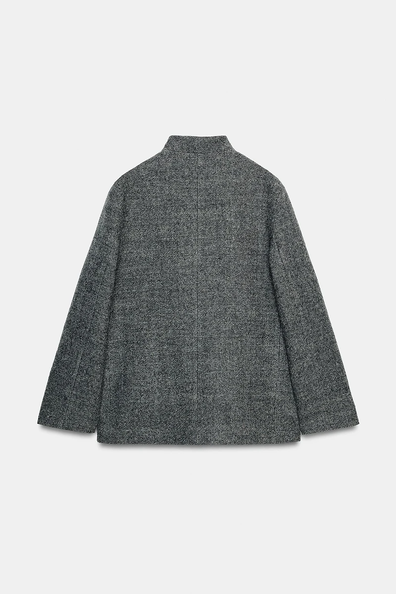 WOOL BUTTON BLAZER ZW COLLECTION LIMITED EDITION