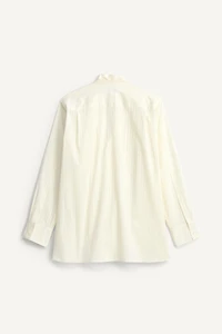 STRIPED JACQUARD KIMONO SHIRT