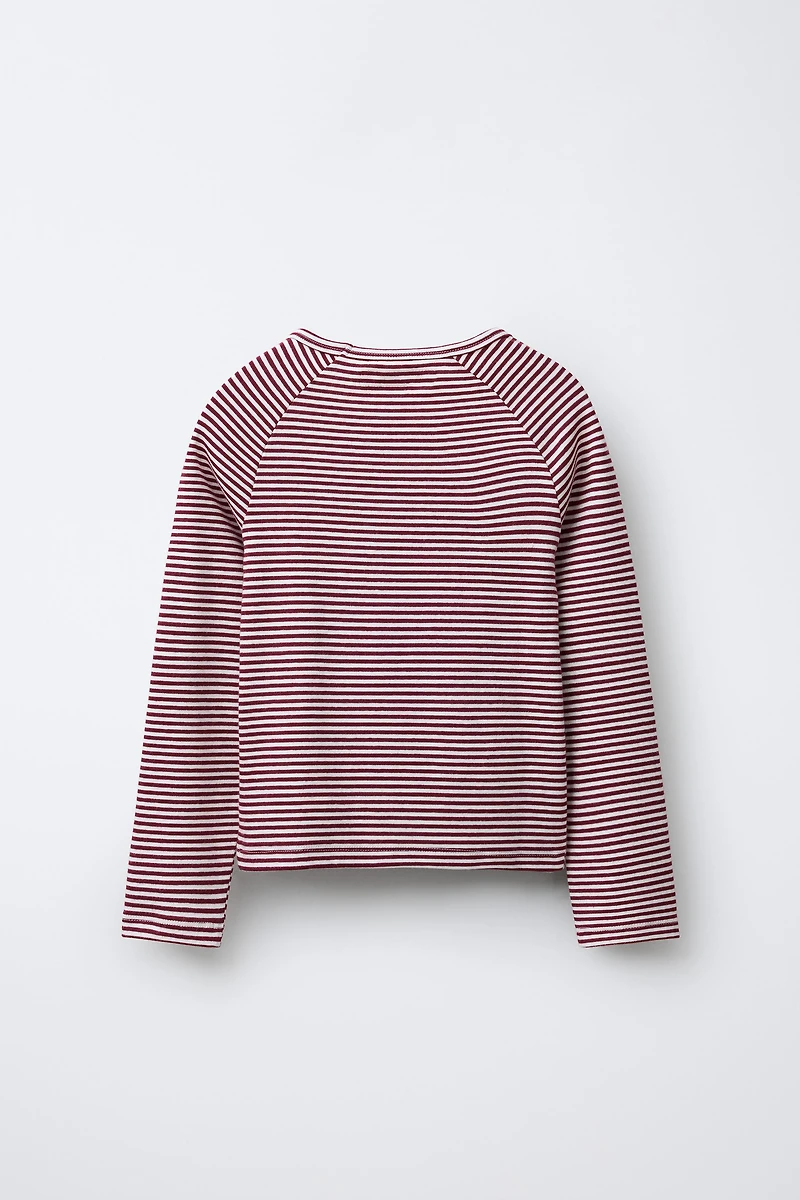 STRIPED T-SHIRT WITH MODAL