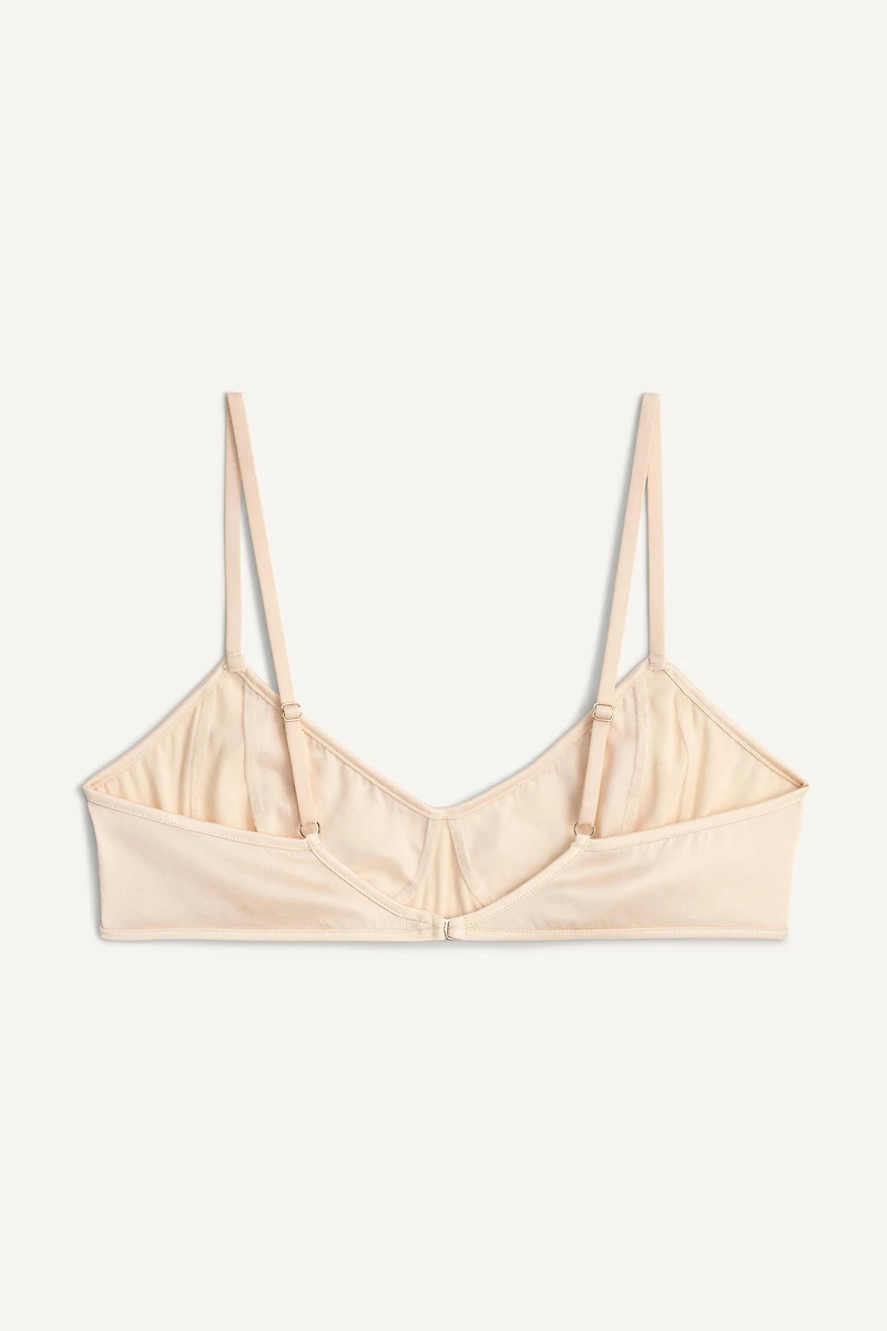 LIMITED EDITION MINIMAL SILK BRALETTE