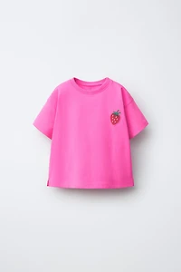 RUBBERIZED APPLIQUÉ T-SHIRT