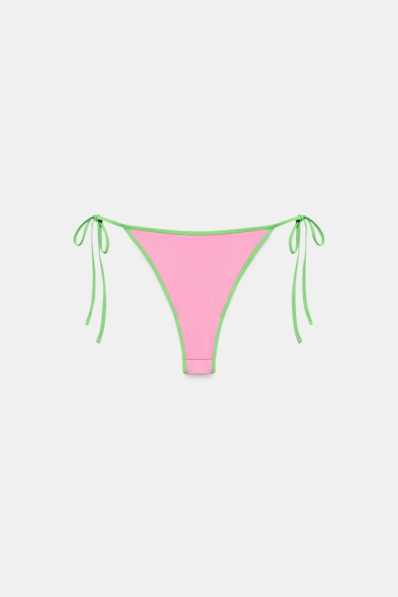 CONTRAST BIKINI BOTTOMS