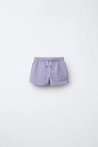 1-6 YEARS / STRIPED SWIM SHORTS