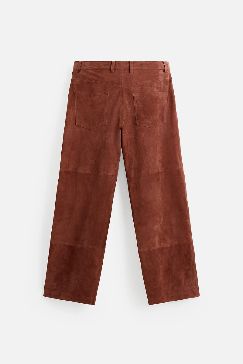 LIMITED EDITION SUEDE LEATHER PANTS