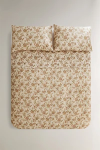 HOUSSE DE COUETTE SATIN FLEURS