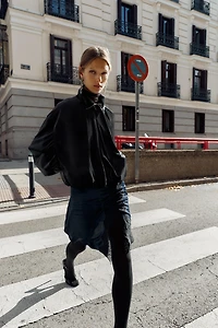 VELVET BOMBER JACKET