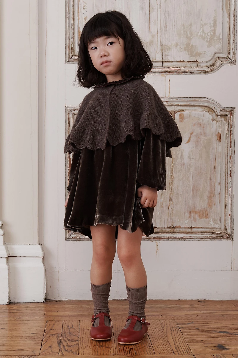 2-5 YEARS / SILK VELVET DRESS LIMITED EDITION